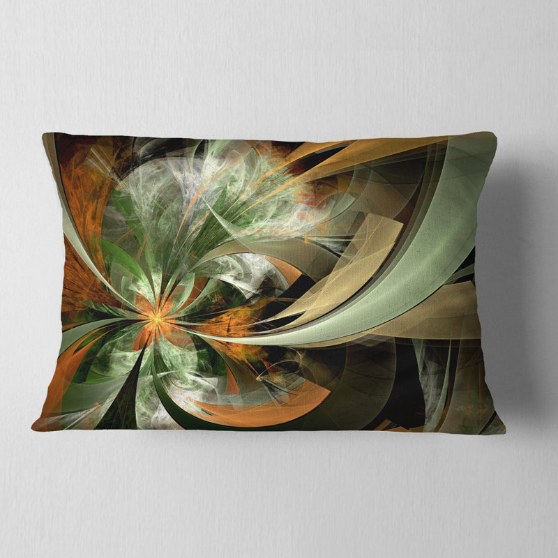 Coussin lombaire en fleur symétrique floral