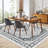Washable Bordered Area Rugs for Living Room,Ultra-Thin Large Area Rug, Stain Resistant No Slip Vintage Moroccan Soft Carpet for Bedroom Dining Room-333963108