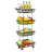Nurjaha 33.7'' H x 14.5'' W Utility Cart with Wheels