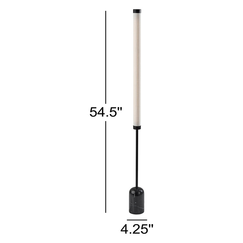 Lampe sur pied à colonne 54 po Rosales