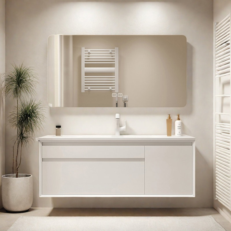 Simple light luxury bathroom cabinet