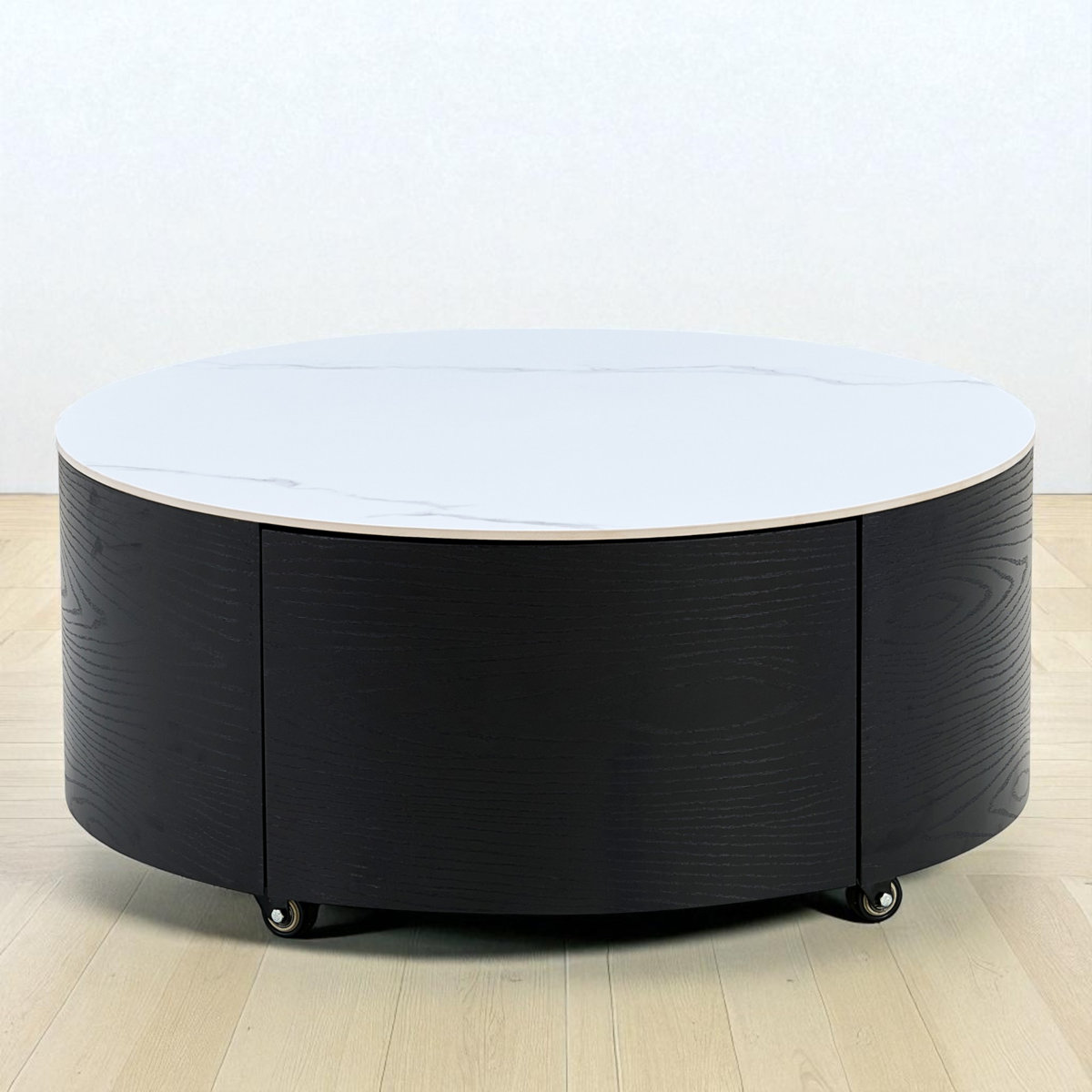 Latitude Run® Round Coffee Table With Storage - Wayfair Canada