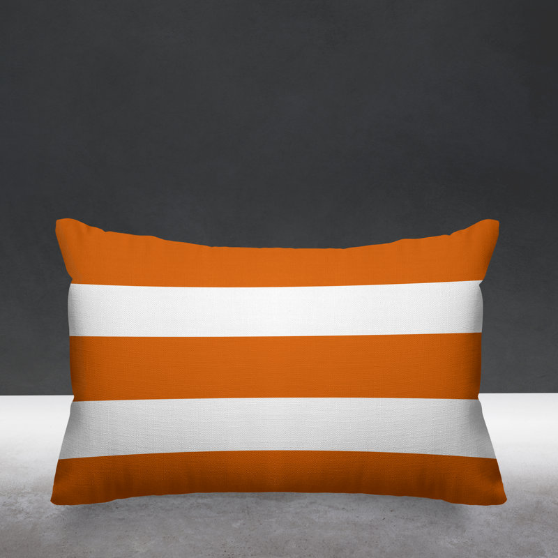 Coussin décoratif intérieur / extérieur Kyson, Orangé