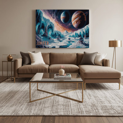 Art mural sur toile gris Space NASA