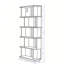 Bibliothèque moderne à 5 niveaux avec base de rangement robuste-129936501