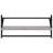 vidaXL Wall Shelf Set with Bars Storage Display Shelf 4 Piece Engineered Wood