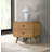 2-Drawer Nightstand Bedside Table Light Ash
