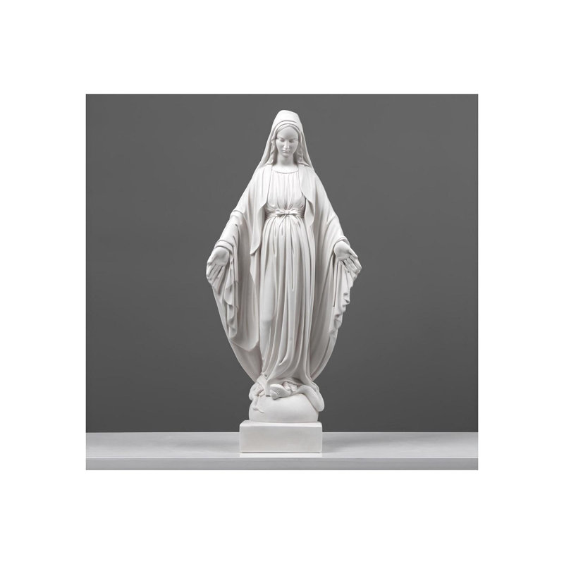 Élégant objet décoratif, polyester blanc, 17,7 po x 8,3 po | Matériau 100% polyester durable, parfait pour la décoration intérieure | Ajoute une touche d'élégance à n'importe quelle pièce, un design polyvalent et accrocheur