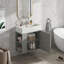 Single Bathroom Vanity with Ceramic Basin-762881073