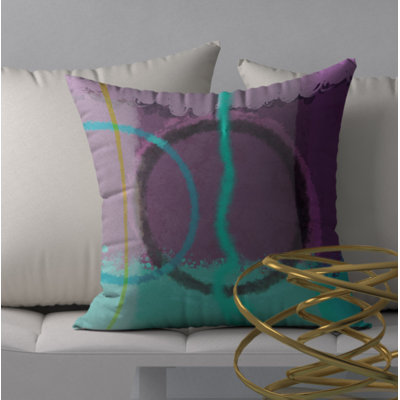 Abstract Throw Pillow