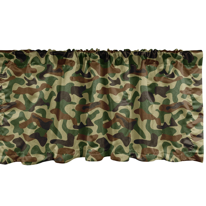 Ensemble de 2 cantonnières à chevrons Ambesonne, L 54 po x L 12 po