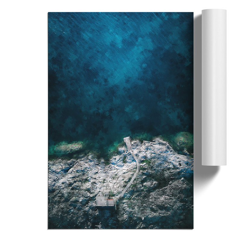 Uto Island in Sweden - Unframed Graphic Art, 59cm H x 42cm W x 0.1cm D