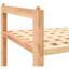 6 Pair Solid Wood Shoe Rack