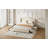 Upholstered Platform Bed With Wingback Headboard, One Trundle And 2 Drawers, No Box Spring Needed, Linen Fabric, Size,-330077852
