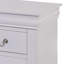 Ensemble de chambre double pleine grandeur, finition blanche, ensemble 2 pièces avec lit et 1 table de chevet-127337315-132615631