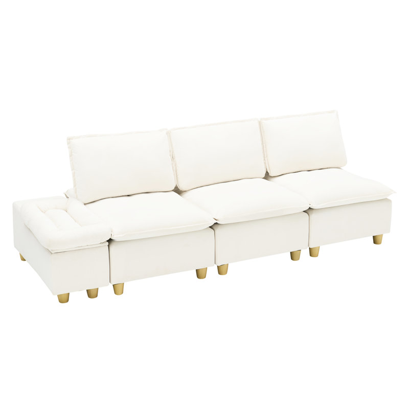 3 flanelle avec compartiment de rangement pour un salon bien rangé