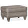 Reddish Upholstered Ottoman