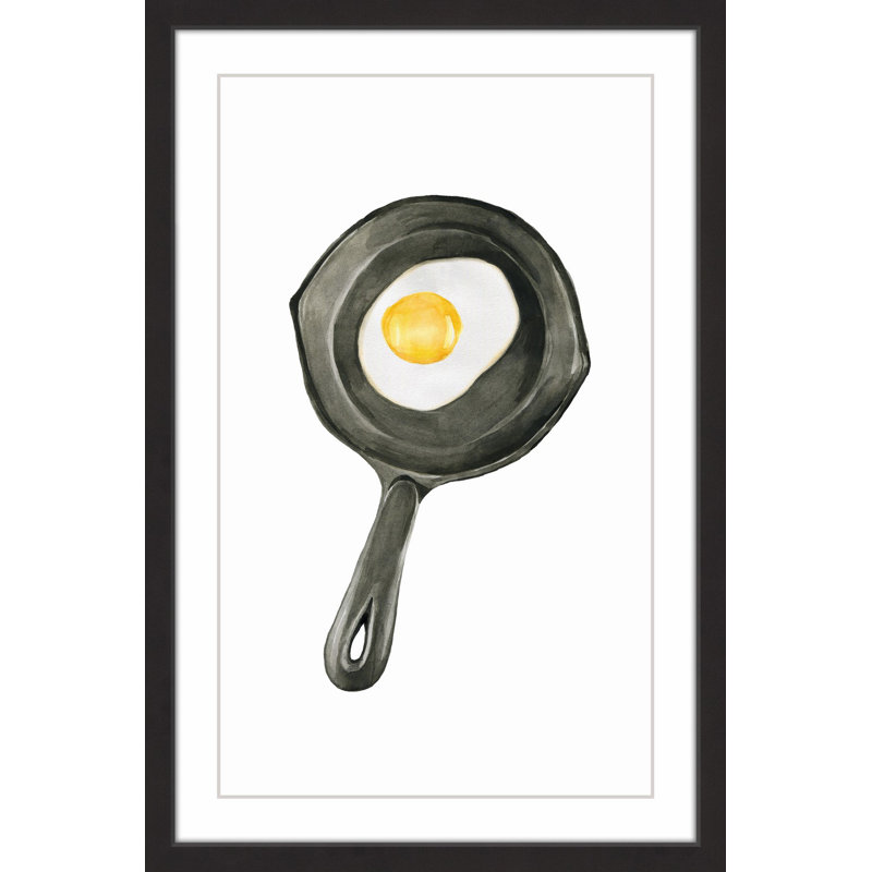 « matinée œufs », reproduction d’art encadrée, H 18 po x l 12 po x P 1,5 po