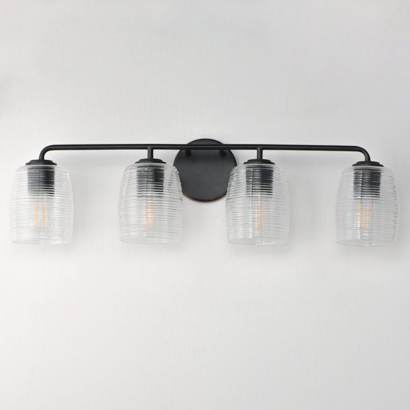 Honey-Bath Vanity, 30.5" Width, Kentucky Bronze, 4 Lights