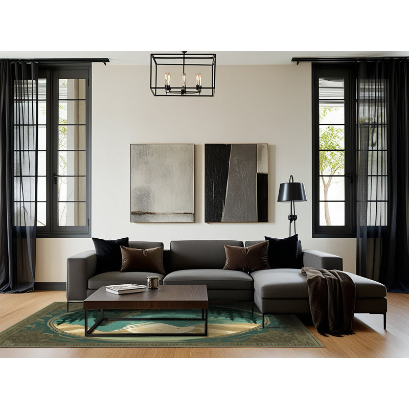 Golden Relic Rug, Square 8'