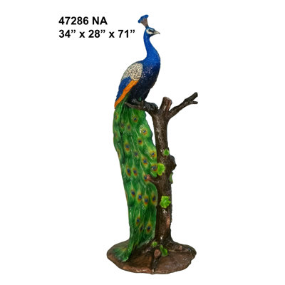 Bird Bronze Garden Statue