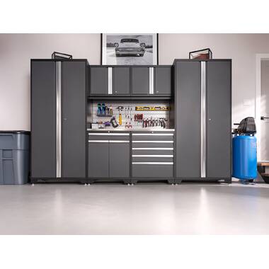 Hyper Tough 72 in. H x 36 in. W x 18 in. D Welded Steel Garage Cabinet 