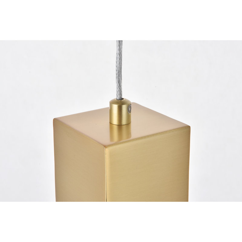 Gonvick 1 - Light LED Pendant, Gold