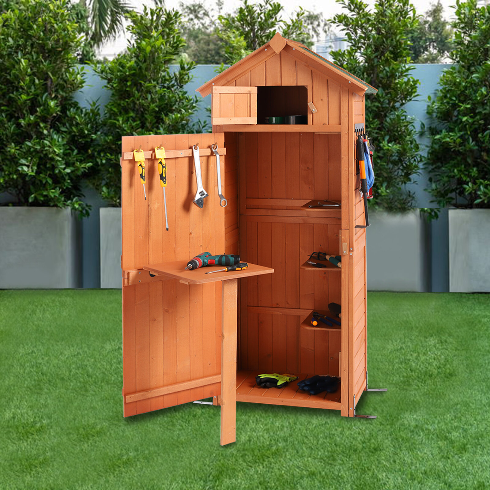 https://assets.wfcdn.com/im/79497237/compr-r85/1405/140566861/garden-storage-shed-garden-tool-storage-cabinet-lockable-arrow-wooden-storage-sheds-organizer-for-home-yard-outdoor.jpg