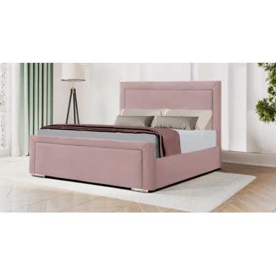 Mukkesh Upholstered Velvet Bed Frame