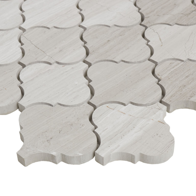 Stone Mosaics 13.75 in. x 13.75 in. Novelty Polished Stone Tile