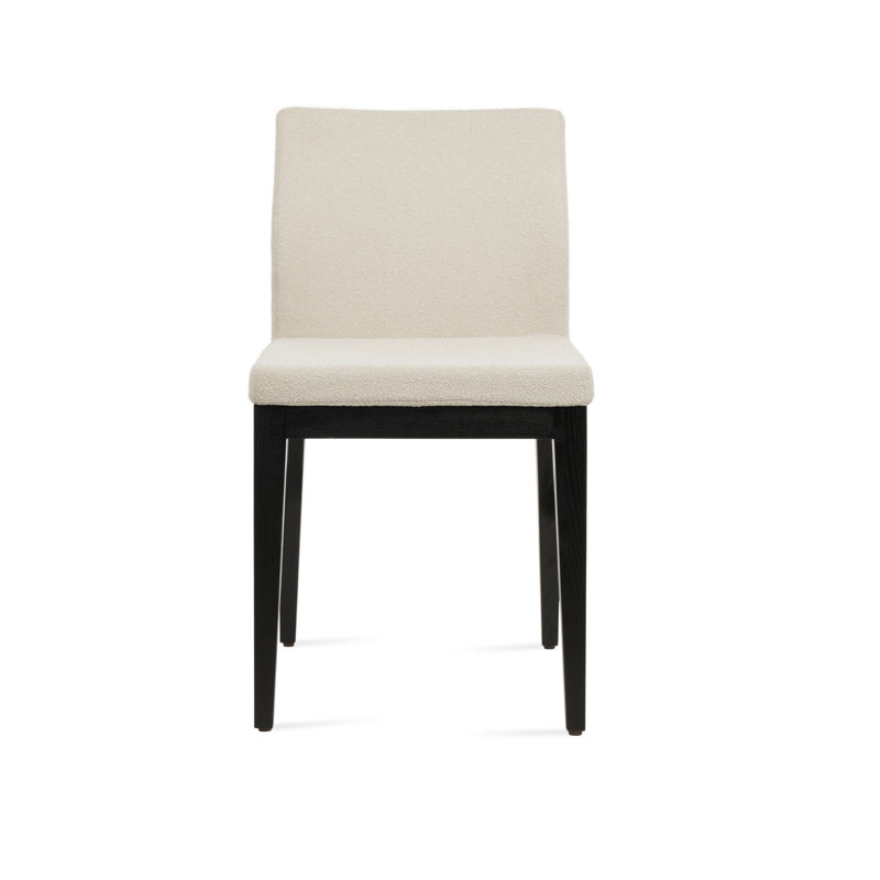 Bois de frêne noir Aria avec tendeurs en boucle, Blanc cassé