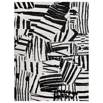 Wool Abstract Area Rug
