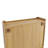 Vintage Fluted Glass Wall Cabinet with 3-Tier Storage & Towel Rack — Space-Saving Elegance for Bathroom, Kitchen, or Entryway-106145016