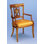 Queen Anne Back Arm Chair in Gold/Brown