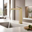 Robinet pour salle de bain à poignée simple-128849202