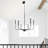 Clerise 6 - Light Candle Style Dimmable Classic / Traditional Chandelier-1810159634