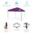 Best Choice Products Easy Setup Pop Up Canopy W/ 1-Button Setup, Wheeled Case, 4 Weight Bags-99315084-99315080