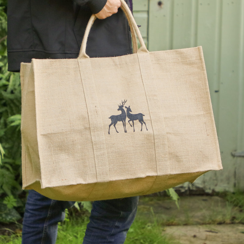 Maliyah Jute Log Carrier