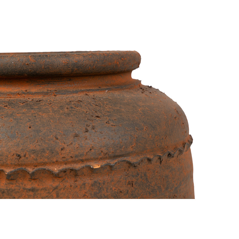 CERAMIC VASE 27X27 CM, Brown, Overall Height- 60cm
