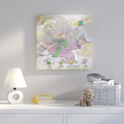 Elephant And Mouses - Painting on Canvas