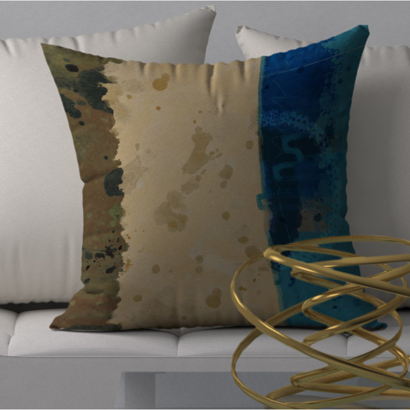 Housse de coussin carrée/insert, 18 po x 18 po