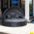 Lampkin 210cm Wide Outdoor Curved Patio Daybed with Cushions