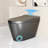 Smart Toilet Bidet Combo, Auto Open/Close Lid, Tankless 1.28 GPF Auto Flush, Heated Seat, Warm Wash & Dry, Intelligent Soft- Close, LED display, Grey-123133725