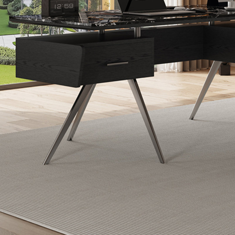 Bureau luxueux et moderne, H 29,53 po x l 62,99 po x P 27,56 po