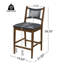 Tabouret de comptoir rembourré Viren-1351842644-1351273339