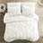 Elastic Embroidered Cotton Comforter Full/queen White - Fill, Hidden Bartacking To Maintain Hygiene, 2 Matching Shams In 3 Piece Embroidery, Appearance,-116011834