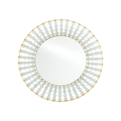 Calais Metal Round Wall Mirror