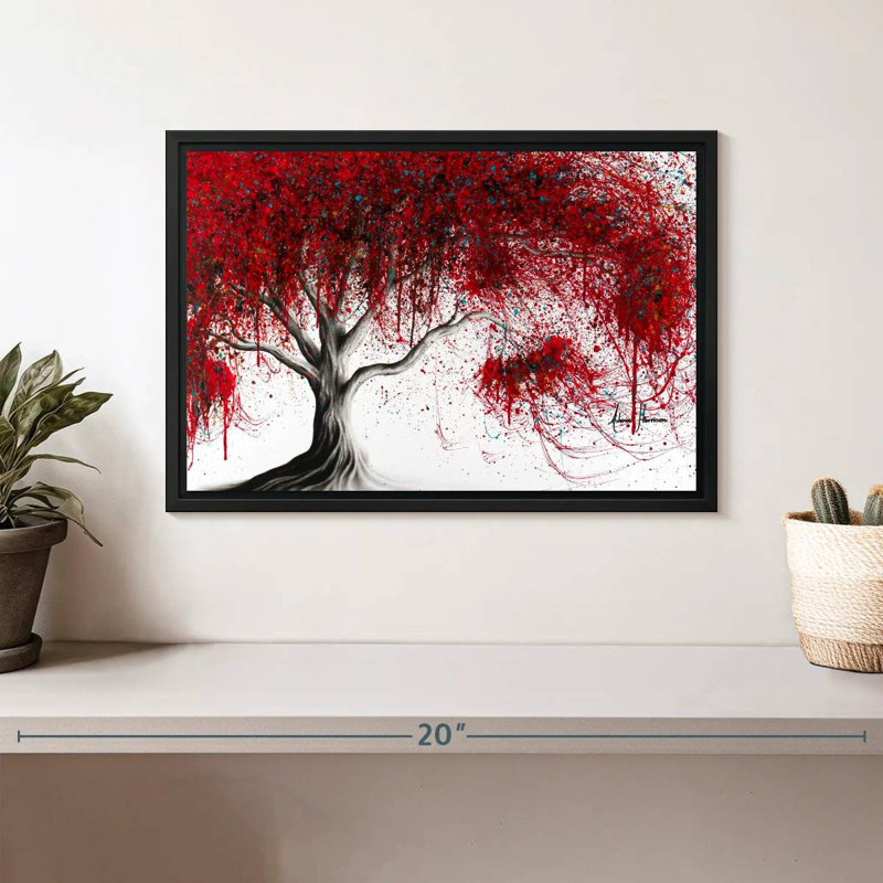 Arbre s'embrassant Harnek Magenta, H 9 po x l 13 po