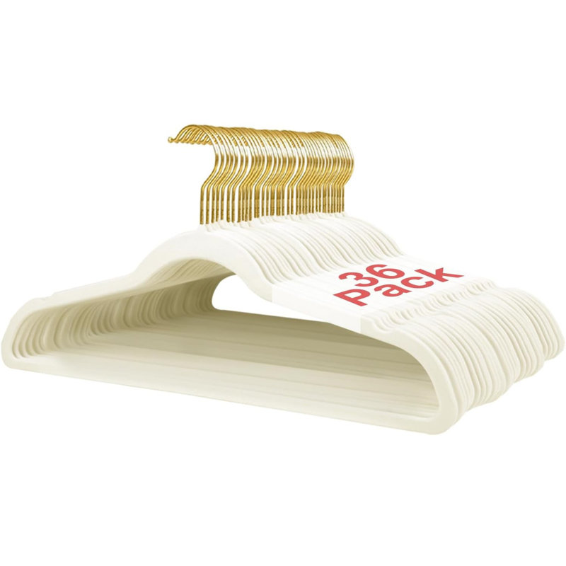 Cintre standard en velours Rusch