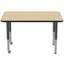 Table rectangulaire d'activité rectangulaire avec pieds réglables-49447499-99105923-99105965